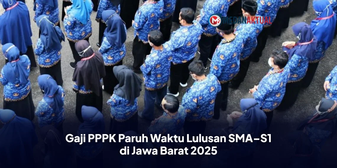 Gaji PPPK Paruh Waktu Lulusan SMA–S1 di Jawa Barat 2025