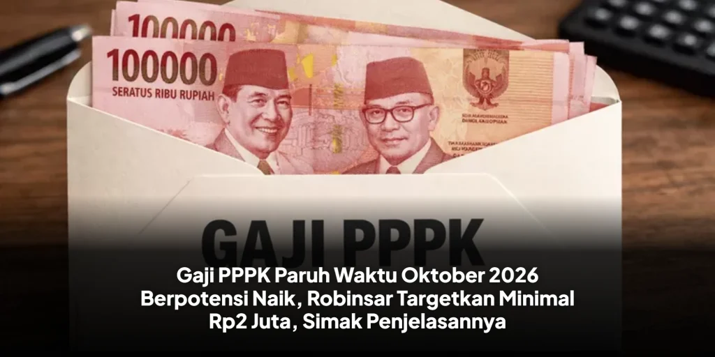 Gaji PPPK Paruh Waktu Oktober 2026 Berpotensi Naik, Robinsar Targetkan Minimal Rp2 Juta, Simak Penjelasannya