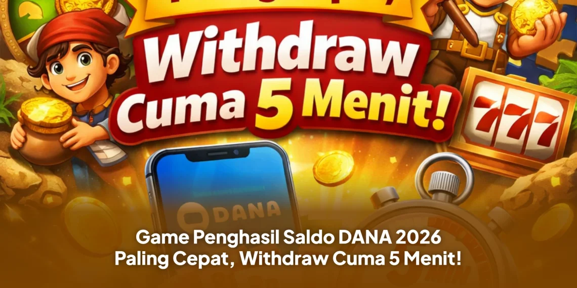 Game Penghasil Saldo DANA 2026 Paling Cepat, Withdraw Cuma 5 Menit!