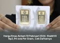 Harga Emas Antam 10 Februari 2026: Stabil Di Rp2,94 Juta Per Gram, Cek Daftarnya