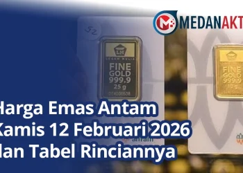 Harga Emas Kamis 12 Februari 2026 dan Harga Buyback