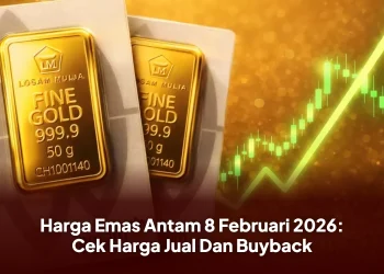 Harga Emas Antam 8 Februari 2026: Cek Harga Jual Dan Buyback