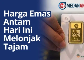 Harga Emas Antam Hari Ini 4 Februari 2025 Melonjak Tajam