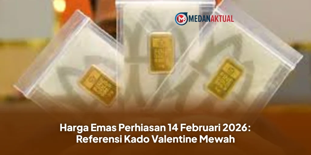 Harga Emas Perhiasan 14 Februari 2026: Referensi Kado Valentine Mewah