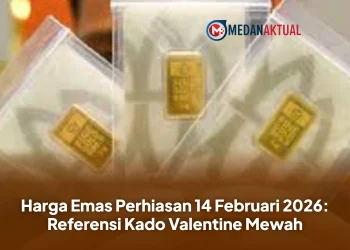 Harga Emas Perhiasan 14 Februari 2026: Referensi Kado Valentine Mewah