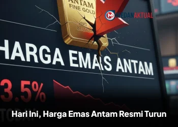 Hari Ini, Harga Emas Antam Resmi Turun