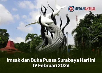 Imsak dan Buka Puasa Surabaya Hari Ini 19 Februari 2026