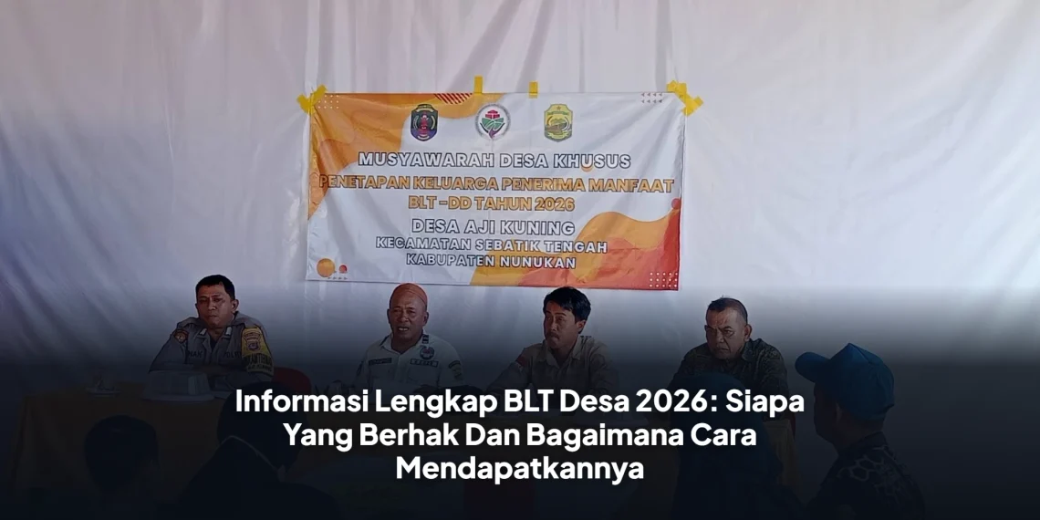 Informasi Lengkap BLT Desa 2026: Siapa Yang Berhak Dan Bagaimana Cara Mendapatkannya