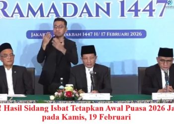 Sah! Hasil Sidang Isbat Tetapkan Awal Puasa 2026 Jatuh pada Kamis, 19 Februari