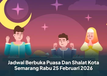 Jadwal Berbuka Puasa Dan Shalat Kota Semarang Rabu 25 Februari 2026