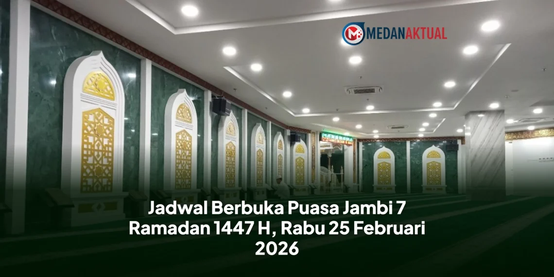 Jadwal Berbuka Puasa Jambi 7 Ramadan 1447 H, Rabu 25 Februari 2026