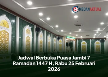 Jadwal Berbuka Puasa Jambi 7 Ramadan 1447 H, Rabu 25 Februari 2026