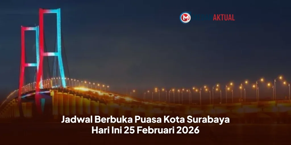 Jadwal Berbuka Puasa Kota Surabaya Hari Ini 25 Februari 2026