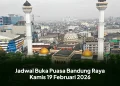 Jadwal Buka Puasa Bandung Raya Kamis 19 Februari 2026
