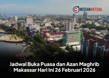 Jadwal Buka Puasa dan Azan Maghrib Makassar Hari Ini 26 Februari 2026