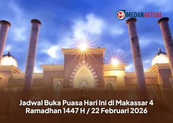 Jadwal Buka Puasa Hari Ini di Makassar 4 Ramadhan 1447 H / 22 Februari 2026