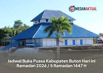 Jadwal Buka Puasa Kabupaten Buton Hari Ini Ramadan 2026 / 5 Ramadan 1447 H