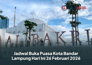 Jadwal Buka Puasa Kota Bandar Lampung Hari Ini 26 Februari 2026