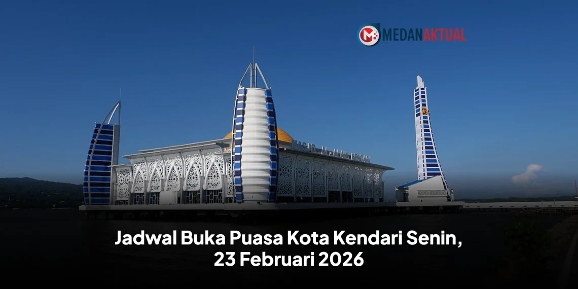 Jadwal Buka Puasa Kota Kendari Senin, 23 Februari 2026