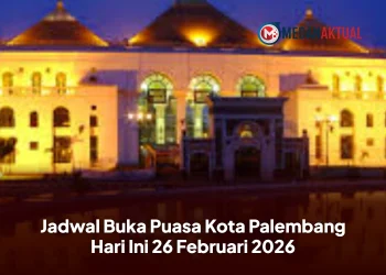 Jadwal Buka Puasa Kota Palembang Hari Ini 26 Februari 2026