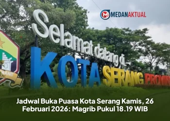 Jadwal Buka Puasa Kota Serang Kamis, 26 Februari 2026: Magrib Pukul 18.19 WIB