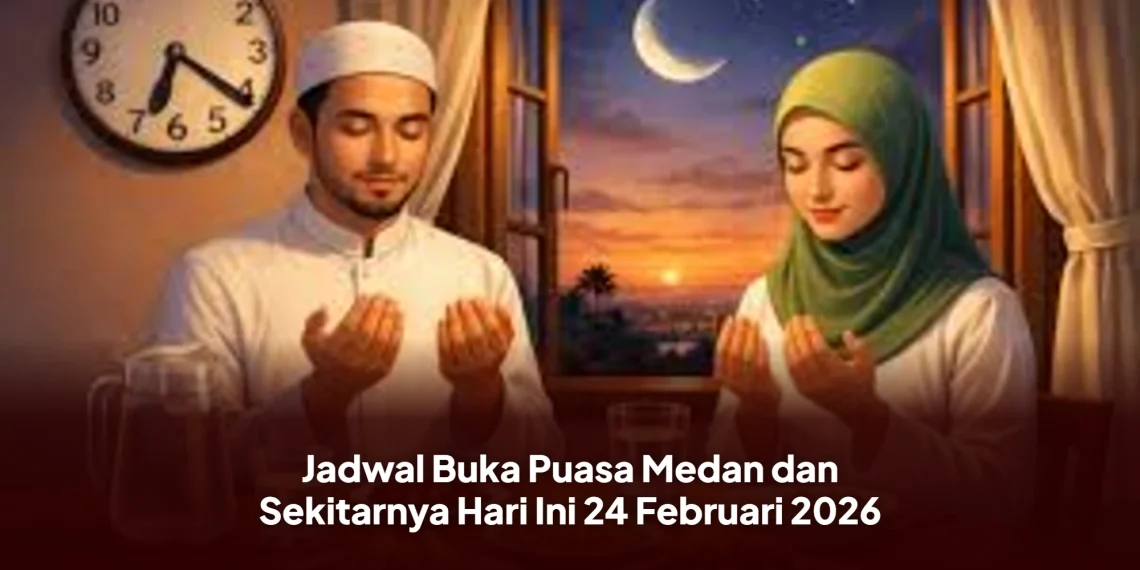 Jadwal Buka Puasa Medan dan Sekitarnya Hari Ini 24 Februari 2026