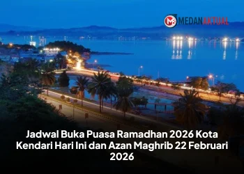 Jadwal Buka Puasa Ramadhan 2026 Kota Kendari Hari Ini, Maghrib 22 Februari 2026