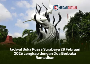 Jadwal Buka Puasa Surabaya 28 Februari 2026 Lengkap dengan Doa Berbuka Ramadhan