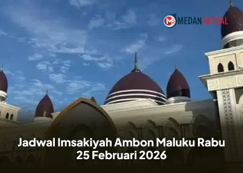 Jadwal Imsakiyah Ambon Maluku Rabu 25 Februari 2026