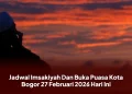 Jadwal Imsakiyah Dan Buka Puasa Kota Bogor 27 Februari 2026 Hari Ini