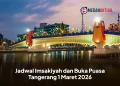 Jadwal Imsakiyah dan Buka Puasa Tangerang 1 Maret 2026