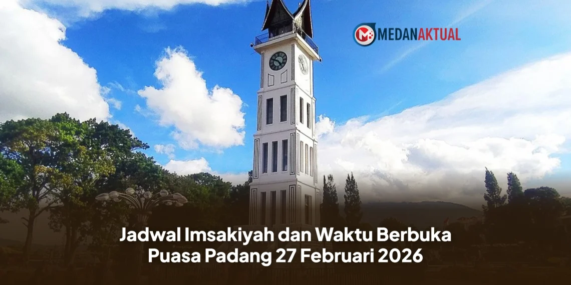Jadwal Imsakiyah dan Waktu Berbuka Puasa Padang 27 Februari 2026