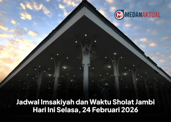 Jadwal Imsakiyah dan Waktu Sholat Jambi Hari Ini Selasa, 24 Februari 2026