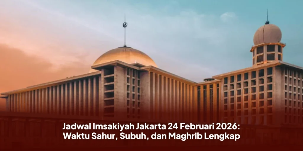 Jadwal Imsakiyah Jakarta 24 Februari 2026: Waktu Sahur, Subuh, dan Maghrib Lengkap