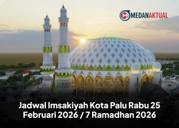 Jadwal Imsakiyah Kota Palu Rabu 25 Februari 2026 / 7 Ramadhan 2026