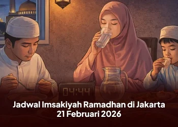 Jadwal Imsakiyah Ramadhan di Jakarta 21 Februari 2026