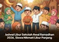 Jadwal Libur Sekolah Awal Ramadhan 2026, Siswa Nikmati Libur Panjang