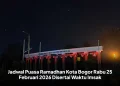 Jadwal Puasa Ramadhan Kota Bogor Rabu 25 Februari 2026 Disertai Waktu Imsak