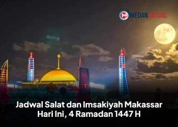 Jadwal Salat dan Imsakiyah Makassar Hari Ini, 4 Ramadan 1447 H