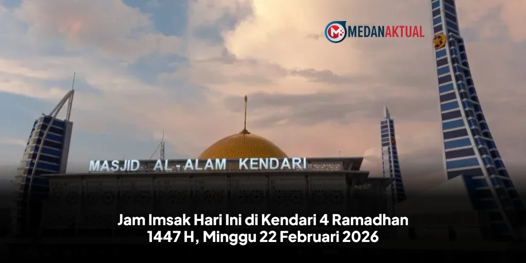 Jam Imsak Hari Ini di Kendari 4 Ramadhan 1447 H, Minggu 22 Februari 2026