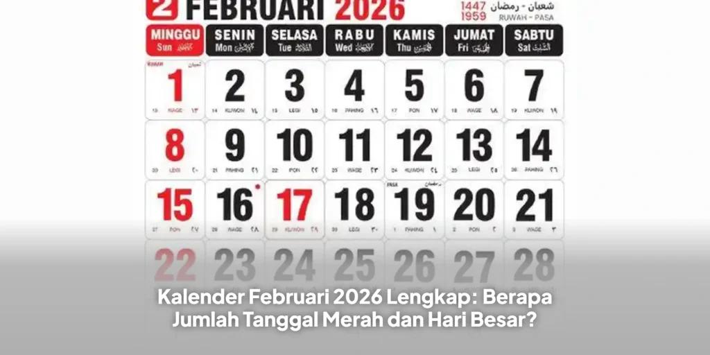 Kalender Februari 2026 Lengkap: Berapa Jumlah Tanggal Merah dan Hari Besar?