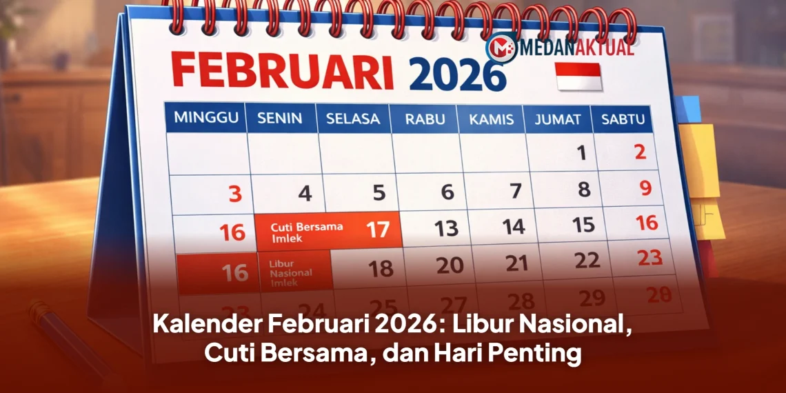 Kalender Februari 2026: Libur Nasional, Cuti Bersama, dan Hari Penting