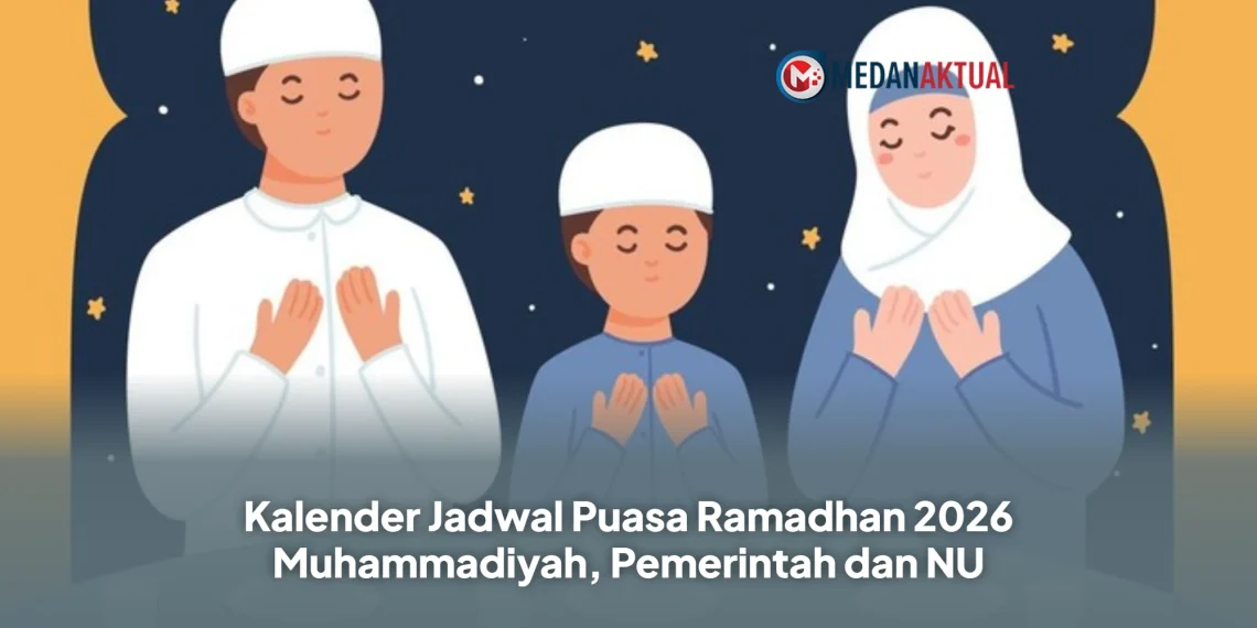 Kalender Jadwal Puasa Ramadhan 2026 Muhammadiyah, Pemerintah dan NU