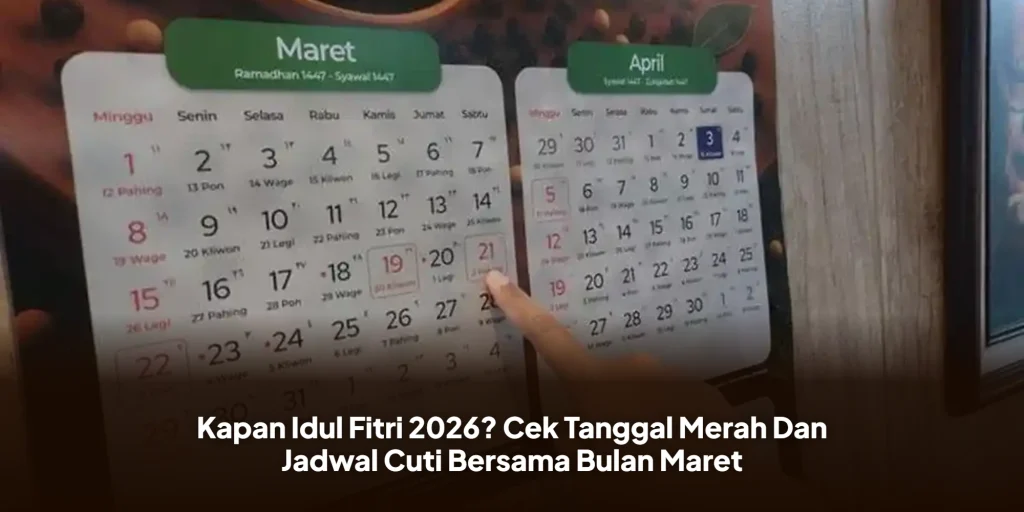 Kapan Idul Fitri 2026? Cek Tanggal Merah Dan Jadwal Cuti Bersama Bulan Maret