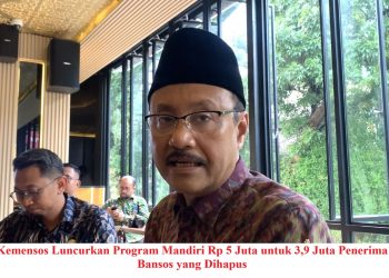 Kemensos Luncurkan Program Mandiri Rp 5 Juta untuk 3,9 Juta Penerima Bansos yang Dihapus
