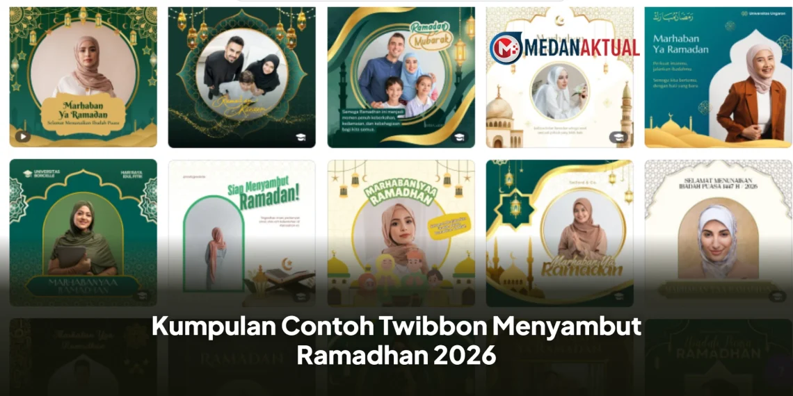 Kumpulan Contoh Twibbon Menyambut Ramadhan 2026