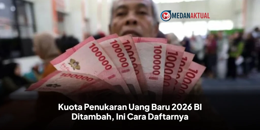 Kuota Penukaran Uang Baru 2026 BI Ditambah, Ini Cara Daftarnya