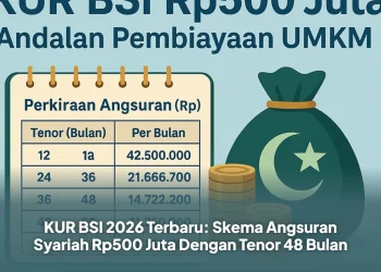 KUR BSI 2026 Terbaru: Skema Angsuran Syariah Rp500 Juta Dengan Tenor 48 Bulan