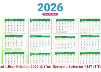 Jadwal Libur Sekolah 2026 & Cuti Bersama Lebaran 1447 H Terbaru