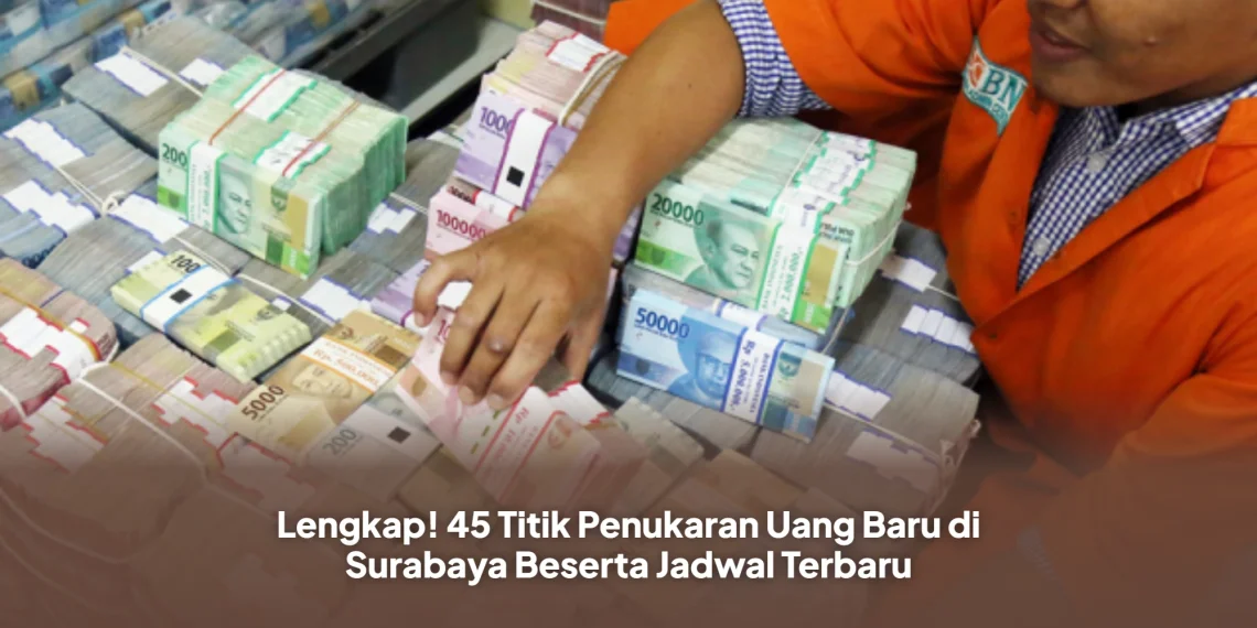 Lengkap! 45 Titik Penukaran Uang Baru di Surabaya Beserta Jadwal Terbaru